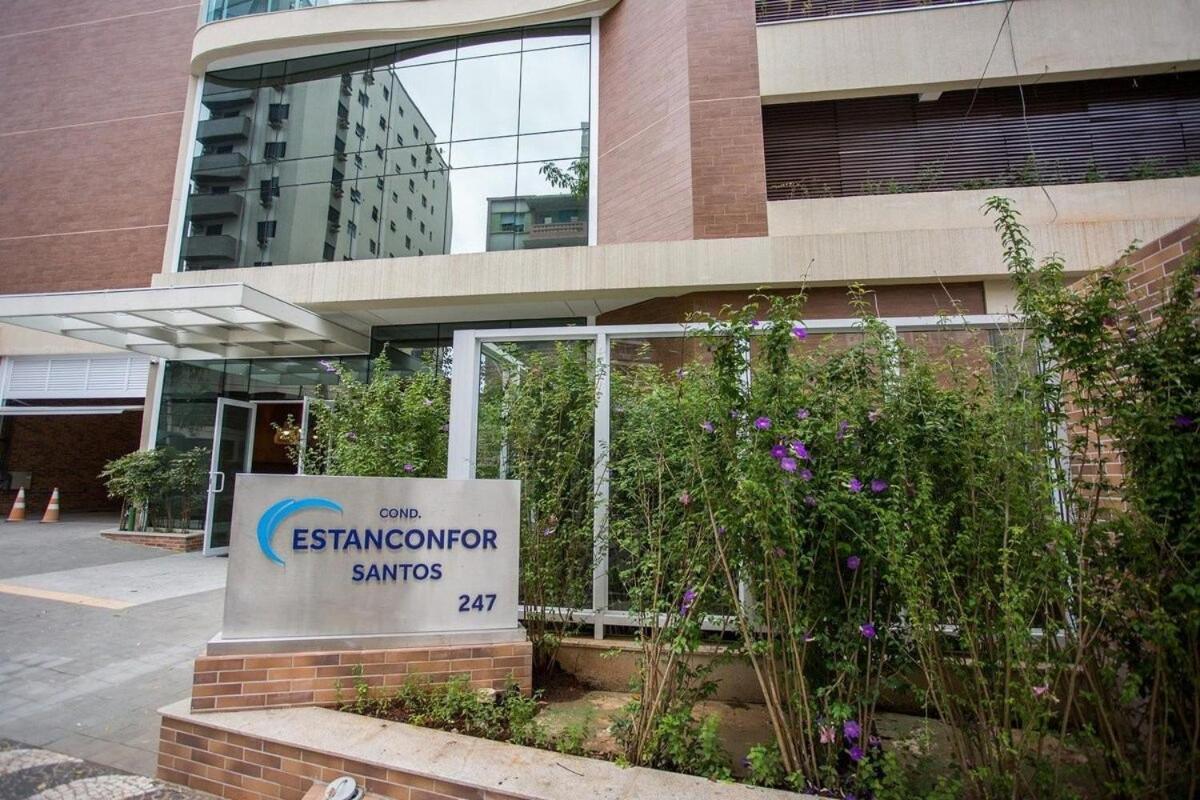 Estanconfor Praia Santos Ac Garagem Sacada Fechada Dış mekan fotoğraf
